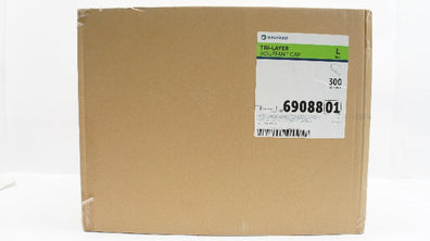 Halyard 6908801 Tri-Layer Bouffant Cap L Blue - Box of 300